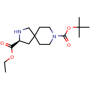 8-(tert-butyl) 3-ethyl (S)-2,8-diazaspiro[4.5]decane-3,8-dicarboxylate