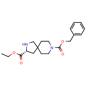 8-benzyl 3-ethyl (R)-2,8-diazaspiro[4.5]decane-3,8-dicarboxylate