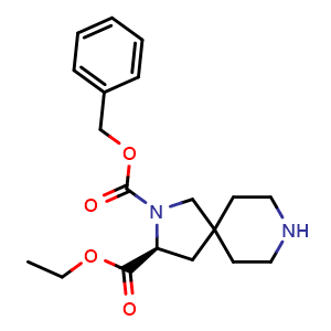 2-benzyl 3-ethyl (S)-2,8-diazaspiro[4.5]decane-2,3-dicarboxylate