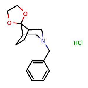 3-benzyl-3-azaspiro[bicyclo[3.2.1]octane-8,2'-[1,3]dioxolane] hydrochloride