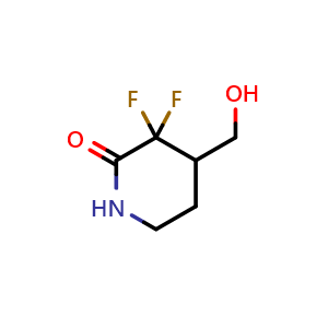 3,3-difluoro-4-(hydroxymethyl)piperidin-2-one