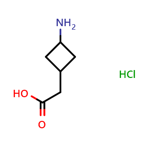 2-(3-aminocyclobutyl)acetic acid hydrochloride