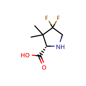 (S)-4,4-difluoro-3,3-dimethylpyrrolidine-2-carboxylic acid