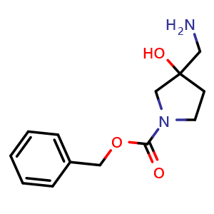 benzyl 3-(aminomethyl)-3-hydroxypyrrolidine-1-carboxylate