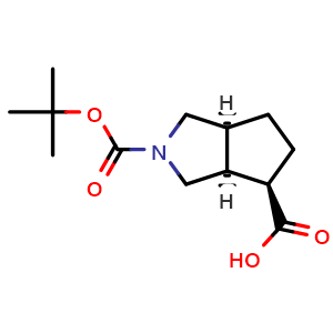 rel-(3aR,4S,6aR)-2-(tert-butoxycarbonyl)octahydrocyclopenta[c]pyrrole-4-carboxylic acid