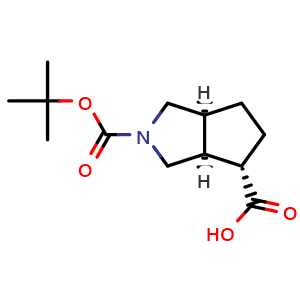 rel-(3aR,4R,6aR)-2-(tert-butoxycarbonyl)octahydrocyclopenta[c]pyrrole-4-carboxylic acid