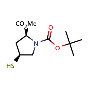 1-(tert-butyl) 2-methyl (2S,4S)-4-mercaptopyrrolidine-1,2-dicarboxylate