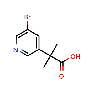 2-(5-bromopyridin-3-yl)-2-methylpropanoic acid