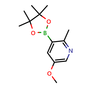 5-methoxy-2-methyl-3-(4,4,5,5-tetramethyl-1,3,2-dioxaborolan-2-yl)pyridine