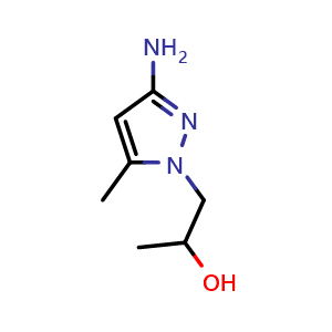 1-(3-amino-5-methyl-1H-pyrazol-1-yl)propan-2-ol