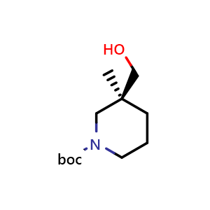 tert-butyl (S)-3-(hydroxymethyl)-3-methylpiperidine-1-carboxylate