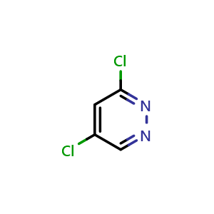 Chemical structure of 3,5-dichloropyridazine , CAS 1837-55-4, AChemBlock Q56869