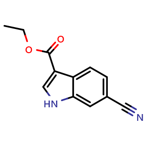 ethyl 6-cyano-1H-indole-3-carboxylate