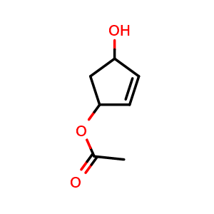 4-hydroxycyclopent-2-en-1-yl acetate