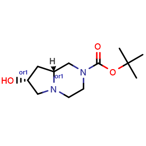 rel-tert-butyl (7R,8aR)-7-hydroxyhexahydropyrrolo[1,2-a]pyrazine-2(1H)-carboxylate