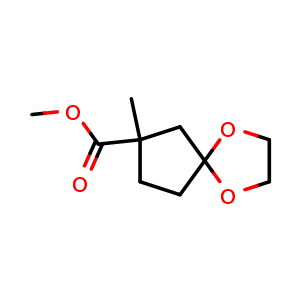 methyl 7-methyl-1,4-dioxaspiro[4.4]nonane-7-carboxylate