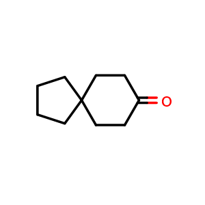 Chemical structure of spiro[4.5]decan-8-one , CAS 4027-35-4, AChemBlock Q57065