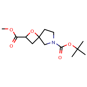 6-(tert-butyl) 2-methyl 1-oxa-6-azaspiro[3.4]octane-2,6-dicarboxylate