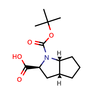 (2S,3aR,6aR)-1-(tert-butoxycarbonyl)octahydrocyclopenta[b]pyrrole-2-carboxylic acid