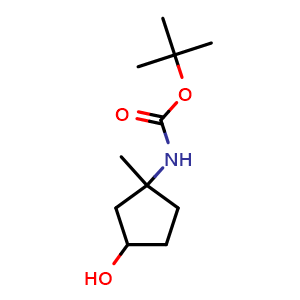 tert-butyl (3-hydroxy-1-methylcyclopentyl)carbamate