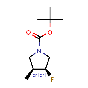 Cis-tert-butyl (3S,4S)-3-fluoro-4-methylpyrrolidine-1-carboxylate