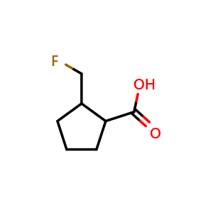2-(fluoromethyl)cyclopentane-1-carboxylic acid