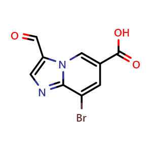 8-bromo-3-formylimidazo[1,2-a]pyridine-6-carboxylic acid