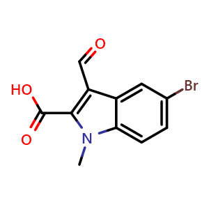 5-bromo-3-formyl-1-methyl-1H-indole-2-carboxylic acid