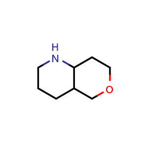 Chemical structure of octahydro-2H-pyrano[4,3-b]pyridine , CAS 933688-13-2, AChemBlock Q57318