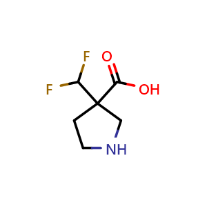 3-(difluoromethyl)pyrrolidine-3-carboxylic acid