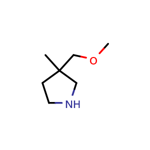 3-(methoxymethyl)-3-methylpyrrolidine