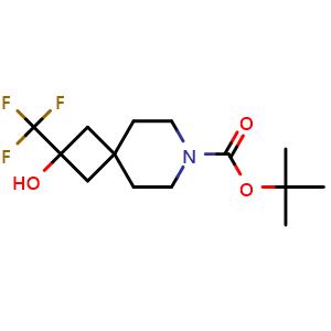 tert-butyl 2-hydroxy-2-(trifluoromethyl)-7-azaspiro[3.5]nonane-7-carboxylate