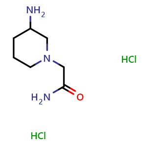2-(3-aminopiperidin-1-yl)acetamide dihydrochloride