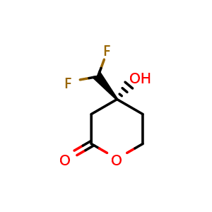 (R)-4-(difluoromethyl)-4-hydroxytetrahydro-2H-pyran-2-one