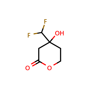 4-(difluoromethyl)-4-hydroxytetrahydro-2H-pyran-2-one