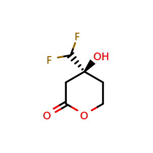 (S)-4-(difluoromethyl)-4-hydroxytetrahydro-2H-pyran-2-one
