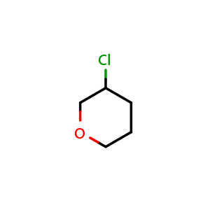 Chemical structure of 3-chlorotetrahydro-2H-pyran , CAS 6581-54-0, AChemBlock Q57646
