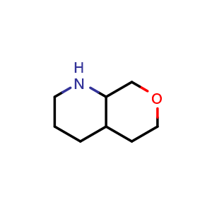 Chemical structure of octahydro-1H-pyrano[3,4-b]pyridine , CAS 933704-86-0, AChemBlock Q57866