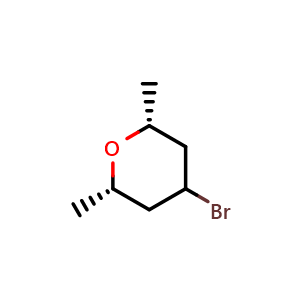 (2R,6S)-4-bromo-2,6-dimethyltetrahydro-2H-pyran