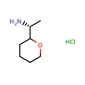 (1R)-1-(tetrahydro-2H-pyran-2-yl)ethan-1-amine hydrochloride