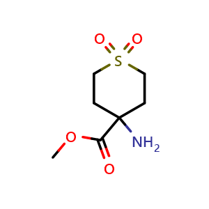 methyl 4-aminotetrahydro-2H-thiopyran-4-carboxylate 1,1-dioxide