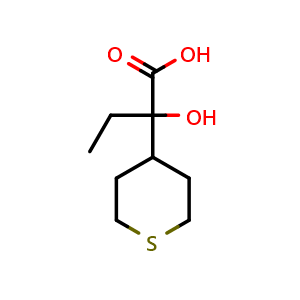 2-hydroxy-2-(tetrahydro-2H-thiopyran-4-yl)butanoic acid