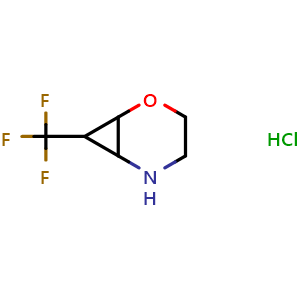 7-(trifluoromethyl)-2-oxa-5-azabicyclo[4.1.0]heptane hydrochloride