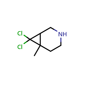 7,7-dichloro-6-methyl-3-azabicyclo[4.1.0]heptane