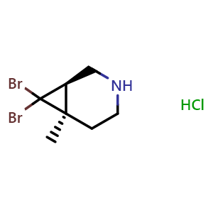 (1R,6R)-7,7-dibromo-6-methyl-3-azabicyclo[4.1.0]heptane hydrochloride