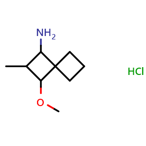 3-methoxy-2-methylspiro[3.3]heptan-1-amine hydrochloride