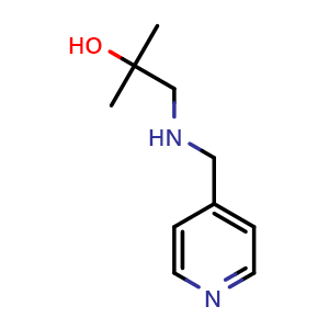 2-methyl-1-((pyridin-4-ylmethyl)amino)propan-2-ol