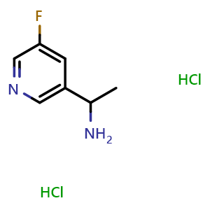 1-(5-fluoropyridin-3-yl)ethan-1-amine dihydrochloride