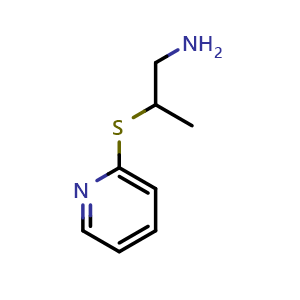 2-(pyridin-2-ylthio)propan-1-amine