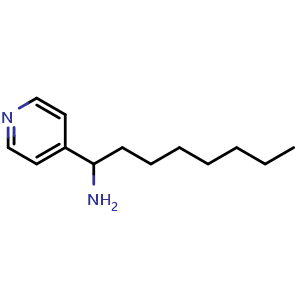 1-(pyridin-4-yl)octan-1-amine